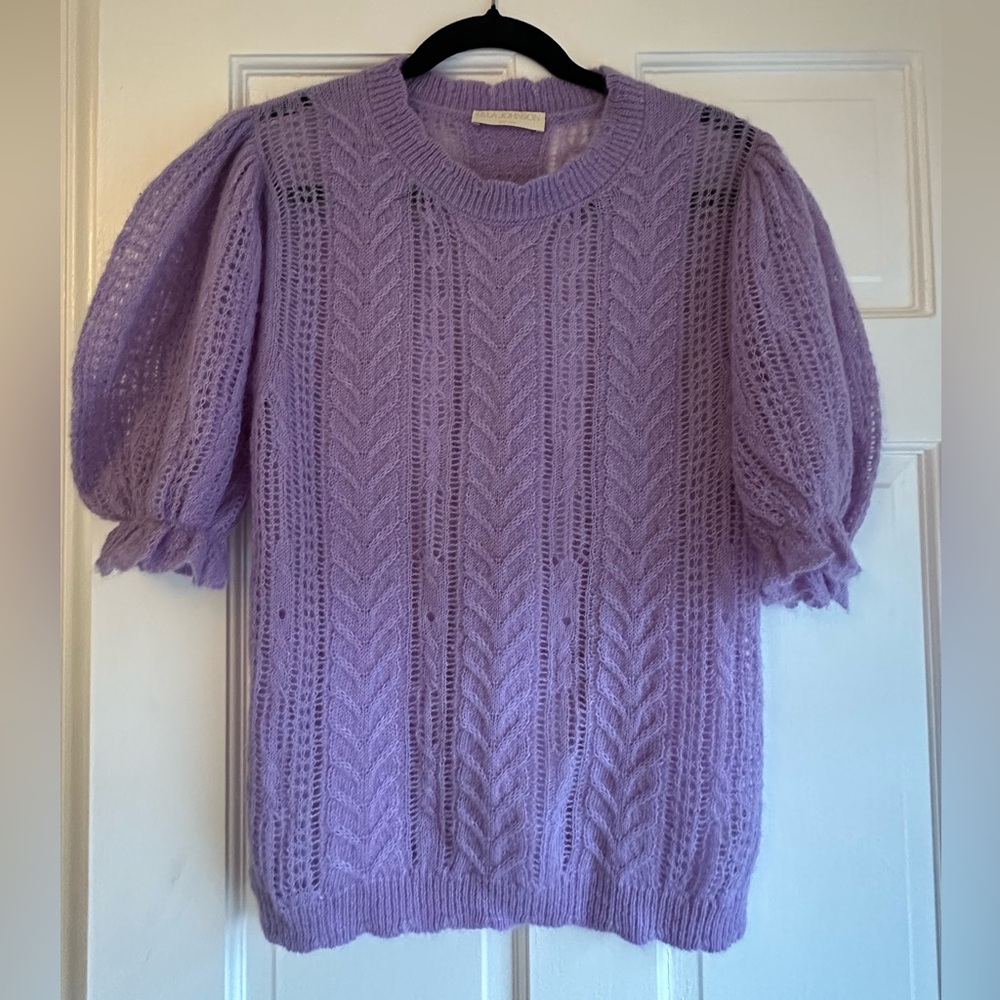 Ulla Johnson Lilac Mavis Alpaca Women's Sweater- M/L